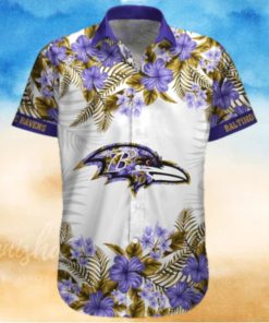 Baltimore Ravens Summer Beach Shirt and Shorts Full Over Print