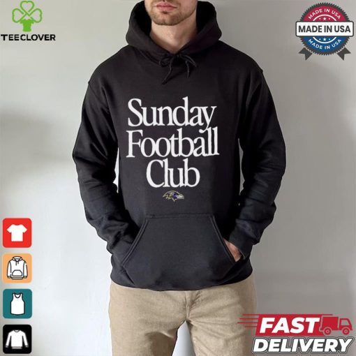 Baltimore Ravens Sunday Football Club Heavyweight T Shirt