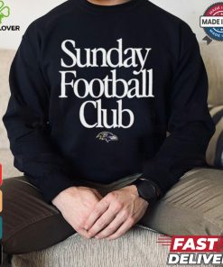 Baltimore Ravens Sunday Football Club Heavyweight T Shirt