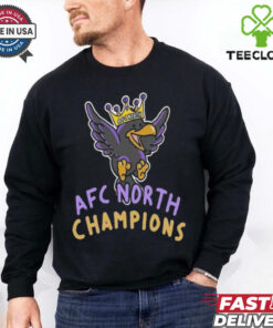 Baltimore Ravens The King Of AFC North Champions NFL Playoffs 2024 2025 Merch By CornDoggyLoL T shirt