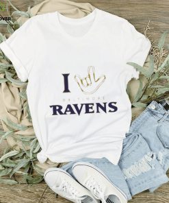 Baltimore Ravens The NFL Asl Collection By Love Sign Tri blend T hoodie, sweater, longsleeve, shirt v-neck, t-shirt