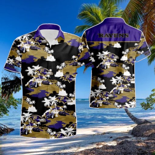 Baltimore Ravens Tommy Bahama Summer Hawaiian Shirt