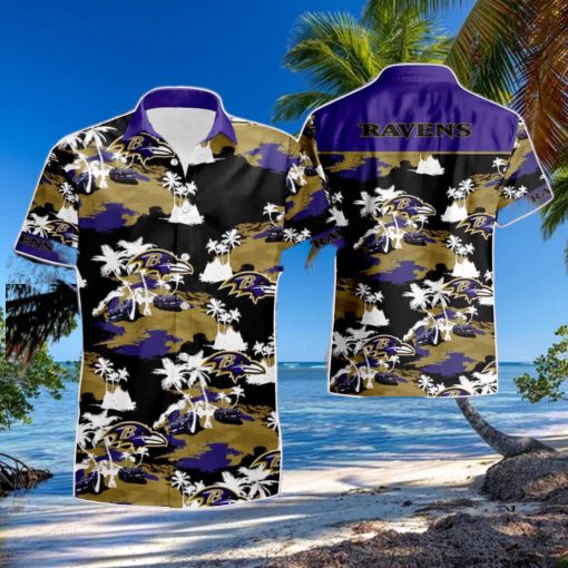 Baltimore Ravens Tommy Bahama Summer Hawaiian Shirt