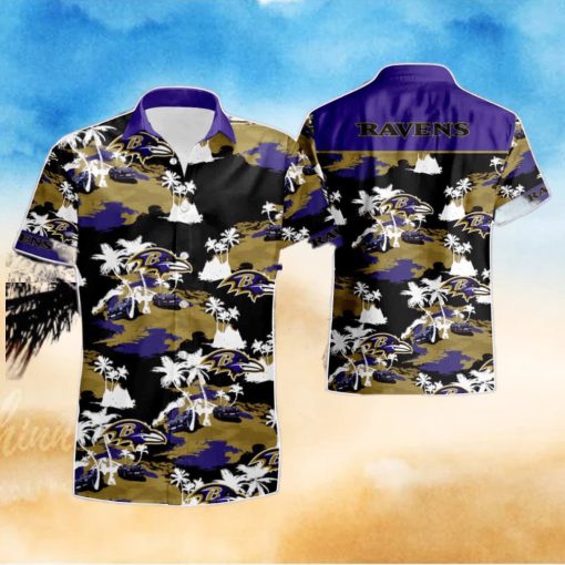 Baltimore Ravens Tommy Bahama Summer Hawaiian Shirt