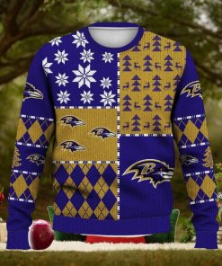Baltimore Ravens Ugly Christmas Sweater Sport Fans Christmas Gift