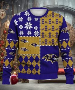 Baltimore Ravens Ugly Christmas Sweater Sport Fans Christmas Gift