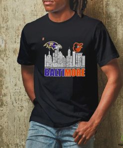 Baltimore Ravens Vs Baltimore Orioles Players List Name Baltimore City Shirt