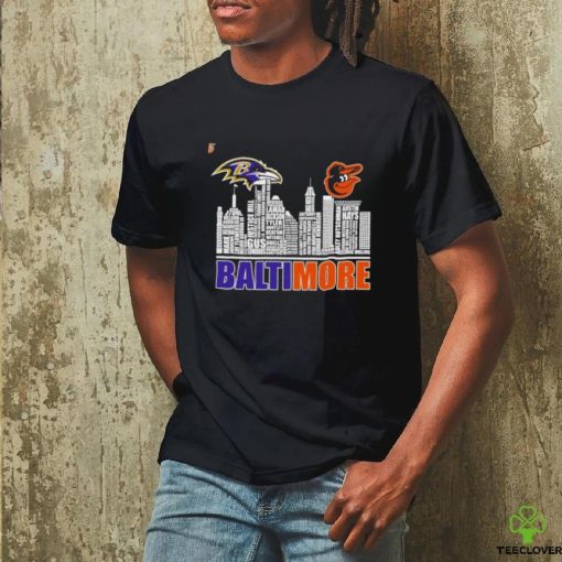 Baltimore Ravens Vs Baltimore Orioles Players List Name Baltimore City Shirt