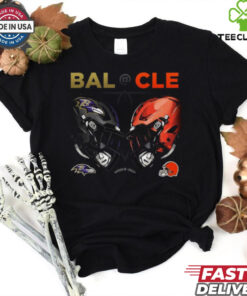 Baltimore Ravens Vs Cleveland Browns 2024 NFL Week 8 Matchup Shirt 3 Baltimore Ravens Vs Cleveland Browns 2024 NFL Week 8 Matchup Shirt