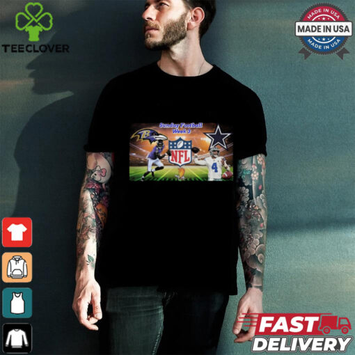 Baltimore Ravens Vs Dallas Cowboys NFL Week 3 Shirt