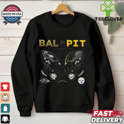 Baltimore Ravens Vs Pittsburgh Steelers 2024 Gameday Football Matchup T Shirt