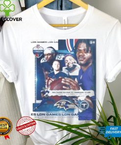 Baltimore Ravens Vs Tennessee Titans Tottenham Hotspur Stadium 2023 Shirt