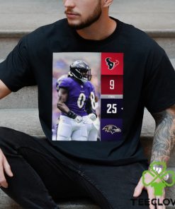 Baltimore Ravens Win 25 9 Houston Texans NFL Kickoff 2023 Final Score Shirt