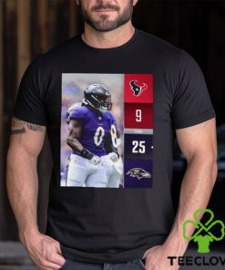 Baltimore Ravens Win 25 9 Houston Texans NFL Kickoff 2023 Final Score Shirt