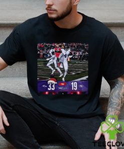 Baltimore Ravens Win 33 19 San Francisco 49ers 2023 NFL Christmas Gameday Final Score Shirt