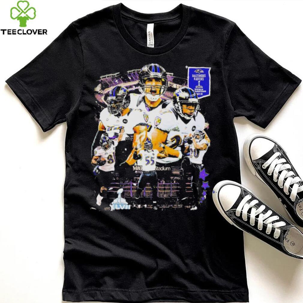 Baltimore Ravens XLVII World Champions 2012 poster shirt Baltimore Ravens XLVII World Champions 2012 poster shirt