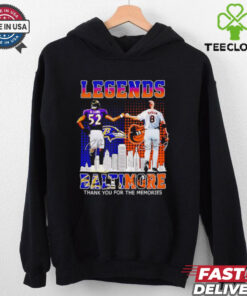 Baltimore Ravens and Baltimore Orioles legends Lewis and Ripken shirt