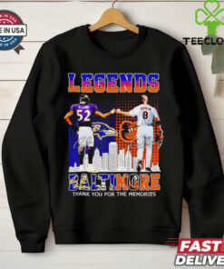 Baltimore Ravens and Baltimore Orioles legends Lewis and Ripken shirt