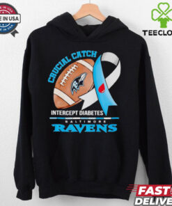 Baltimore Ravens crucial catch intercept diabetes hoodie, sweater, longsleeve, shirt v-neck, t-shirt