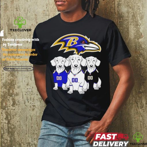 Baltimore Ravens dachshund dogs hoodie, sweater, longsleeve, shirt v-neck, t-shirt