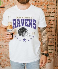 Baltimore Ravens football 1996 helmet logo retro shirt