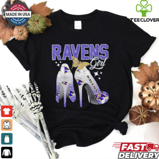 Baltimore Ravens girl high heels hoodie, sweater, longsleeve, shirt v-neck, t-shirt