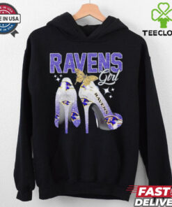 Baltimore Ravens girl high heels hoodie, sweater, longsleeve, shirt v-neck, t-shirt