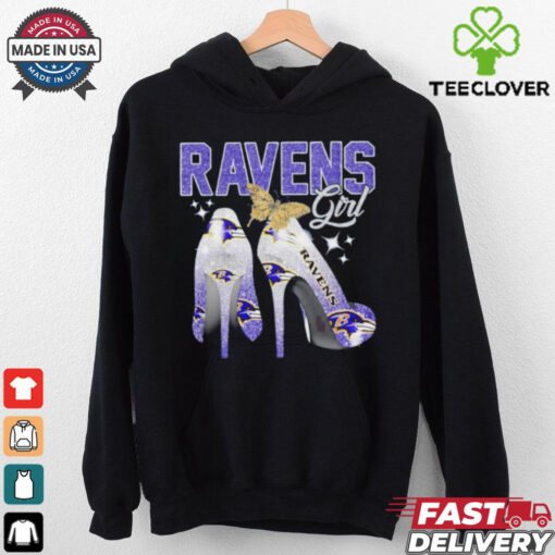 Baltimore Ravens girl high heels hoodie, sweater, longsleeve, shirt v-neck, t-shirt