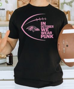 Baltimore Ravens in October we wear pink Breast Cancer Awareness hoodie, sweater, longsleeve, shirt v-neck, t-shirt