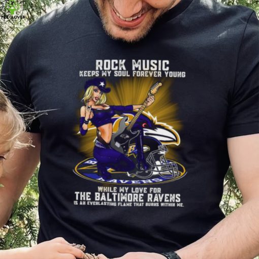 Baltimore Ravens rock music keep my soul forever young hoodie, sweater, longsleeve, shirt v-neck, t-shirt