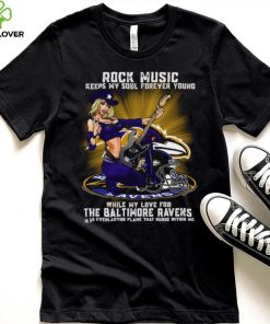 Baltimore Ravens rock music keep my soul forever young hoodie, sweater, longsleeve, shirt v-neck, t-shirt