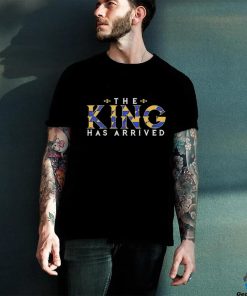 Baltimore Ravens the king has arrived hoodie, sweater, longsleeve, shirt v-neck, t-shirt