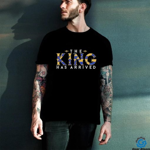 Baltimore Ravens the king has arrived hoodie, sweater, longsleeve, shirt v-neck, t-shirt