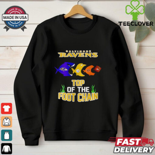 Baltimore Ravens top of the foot chain shirt