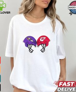 Baltimore Ravens vs Kansas City Chiefs helmet smashing shirt