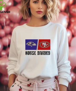 Baltimore Ravens vs San Francisco 49Ers House Divided Shirt