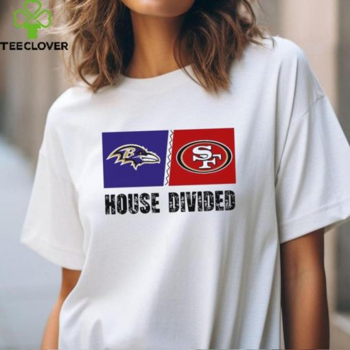 Baltimore Ravens vs San Francisco 49Ers House Divided Shirt