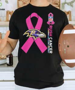 Baltimore ravens crush cancer NFL collections shirt 3 Baltimore ravens crush cancer NFL collections shirt