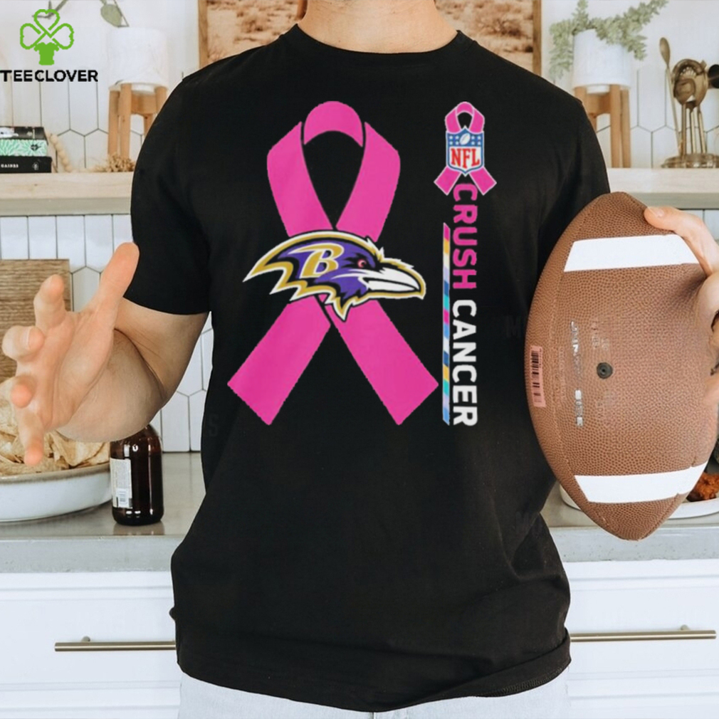 Baltimore ravens crush cancer NFL collections shirt Baltimore ravens crush cancer NFL collections shirt
