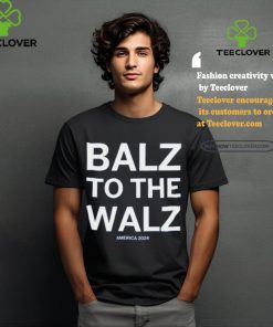 Balz To The Walz America 2024 Ladies Boyfriend Shirt