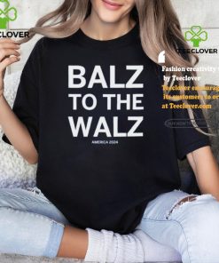 Balz To The Walz America 2024 Ladies Boyfriend Shirt