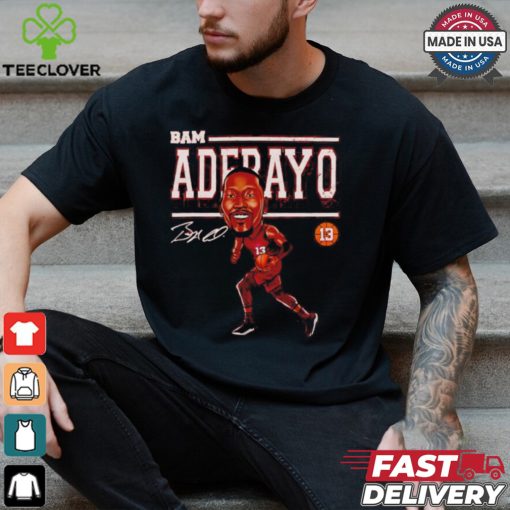 Bam Adebayo Miami Cartoon Basketball Signature hoodie, sweater, longsleeve, shirt v-neck, t-shirt