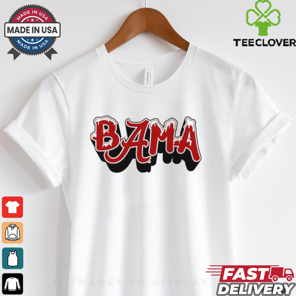 Bama Alabama Crimson Tide snow Christmas shirt Bama Alabama Crimson Tide snow Christmas shirt