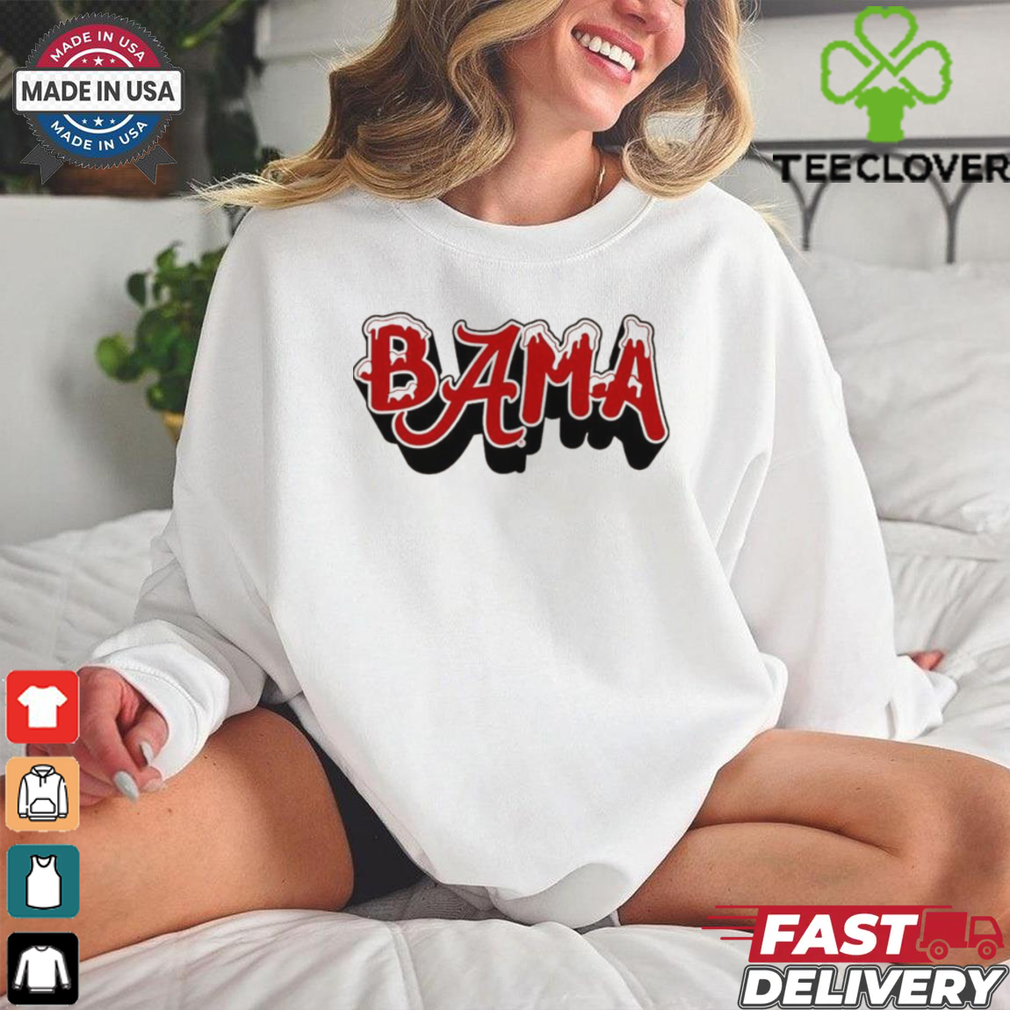 Bama Alabama Crimson Tide snow Christmas shirt Bama Alabama Crimson Tide snow Christmas shirt