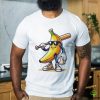 Banana Baseball Lover Cool Game Shirt