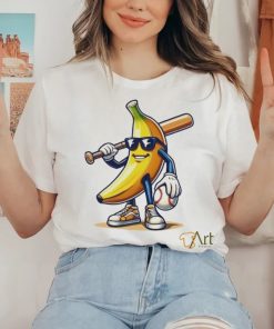 Banana Baseball Lover Cool Game Shirt