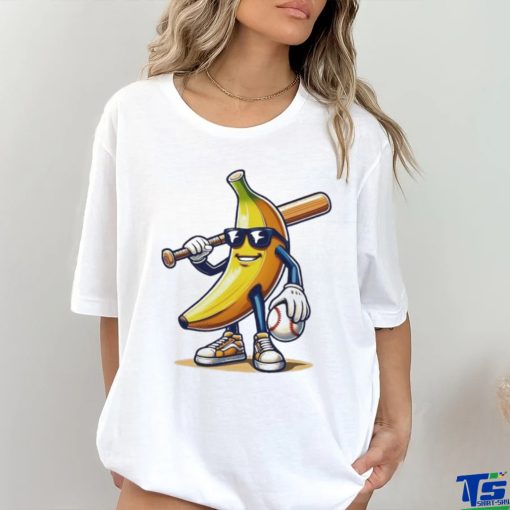 Banana Baseball Lover Cool Game Shirt