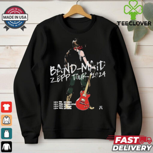 Band Maid Zepp Tour 2024 Vintage t hoodie, sweater, longsleeve, shirt v-neck, t-shirt