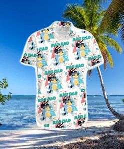 Bandit Heeler Bluey Rad Dad Father Day Hawaiian Shirt