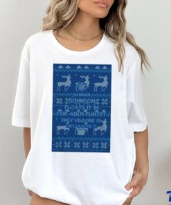 Bannan Johnson floats it in for aden flinttt they’ve done it they’ve done it Ugly Christmas shirt